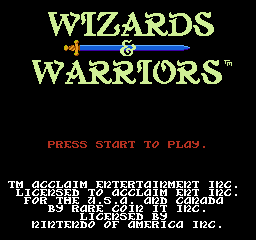 Wizards and Warriors screenshot 3 for NES